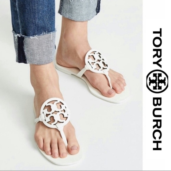 Tory Burch Shoes - NWT Tory Burch Miller Square Toe Thong Sandals